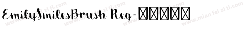 EmilySmilesBrush Reg字体转换